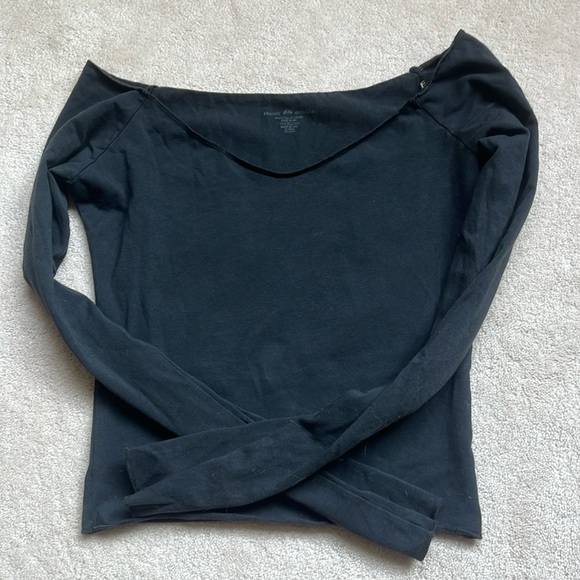 Brandy Melville Tops - brandy melville mason black v neck long sleeve top